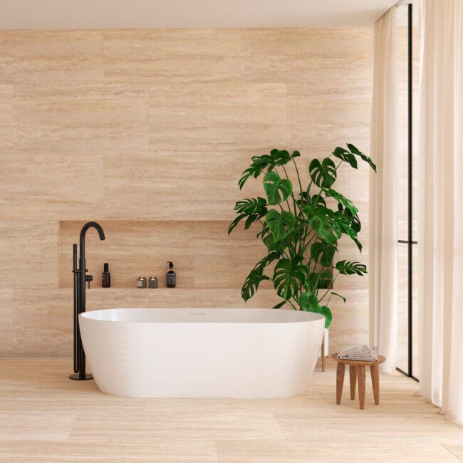 Porcelanato Travertino Beige Mate 60x60
