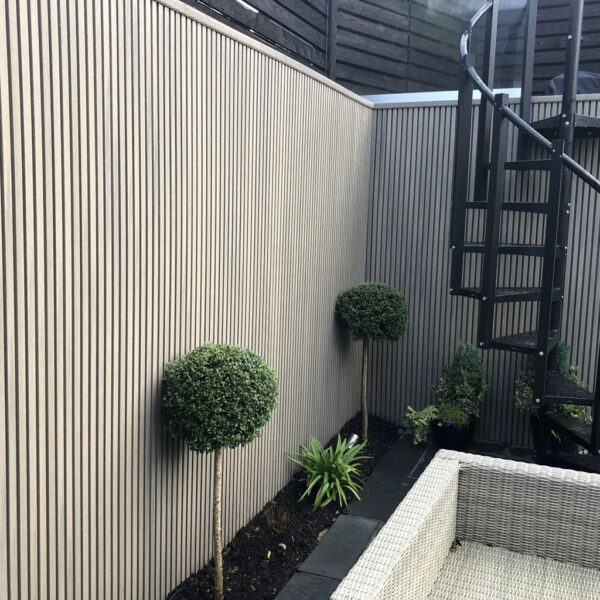 Panel de Madera Gris WPC 2,90x 0,22 mt Exterior