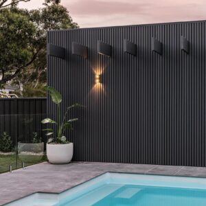 Panel de Madera Negro WPC 0,22 x 2,90 m Exterior