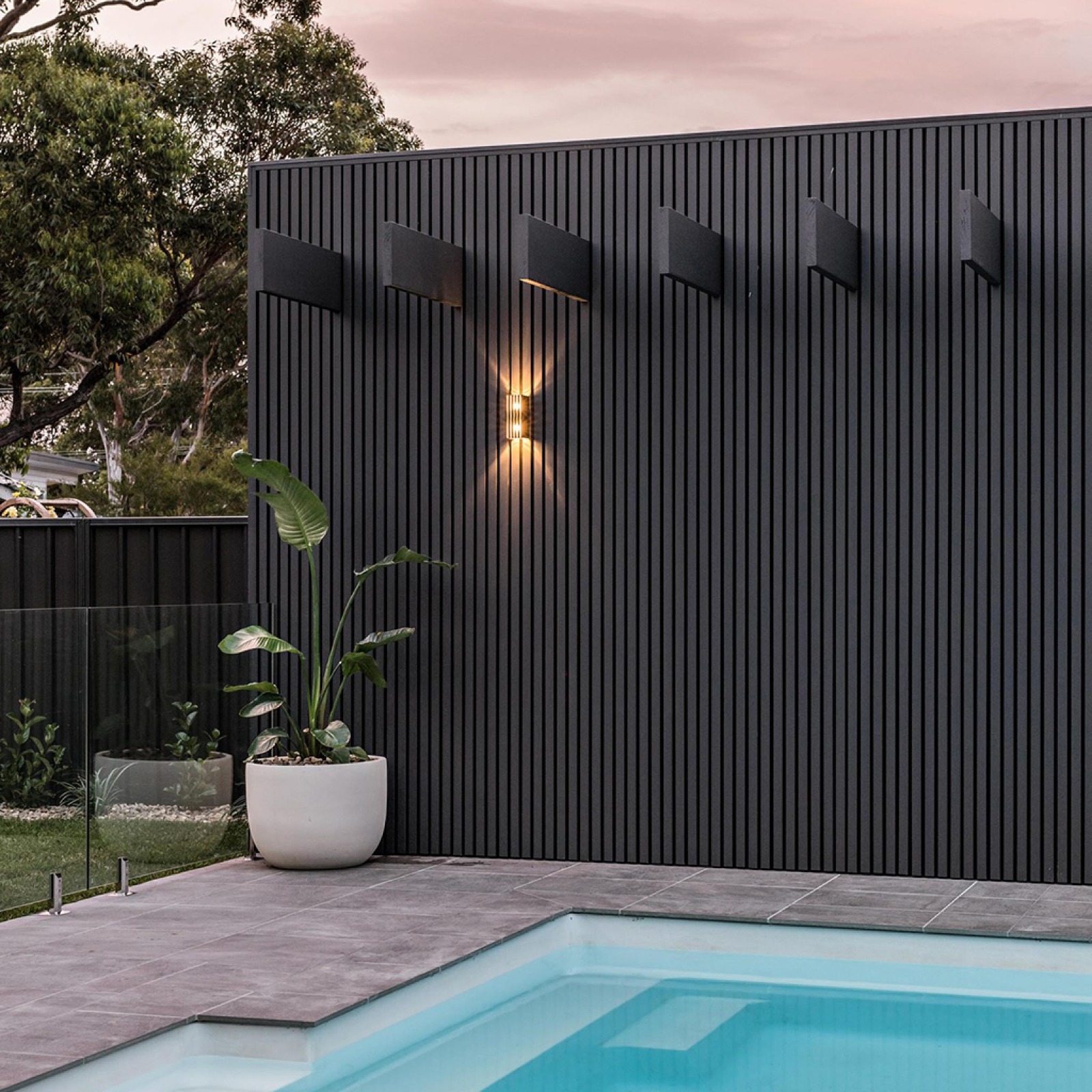 Panel de Madera Negro WPC 0,22 x 2,90 m Exterior