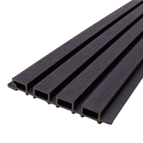 Panel de Madera Negro WPC 0,22 x 2,90 m Exterior - Imagen 2