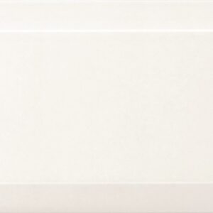 Cerámica Blanca 10 x 20 cm Biselada