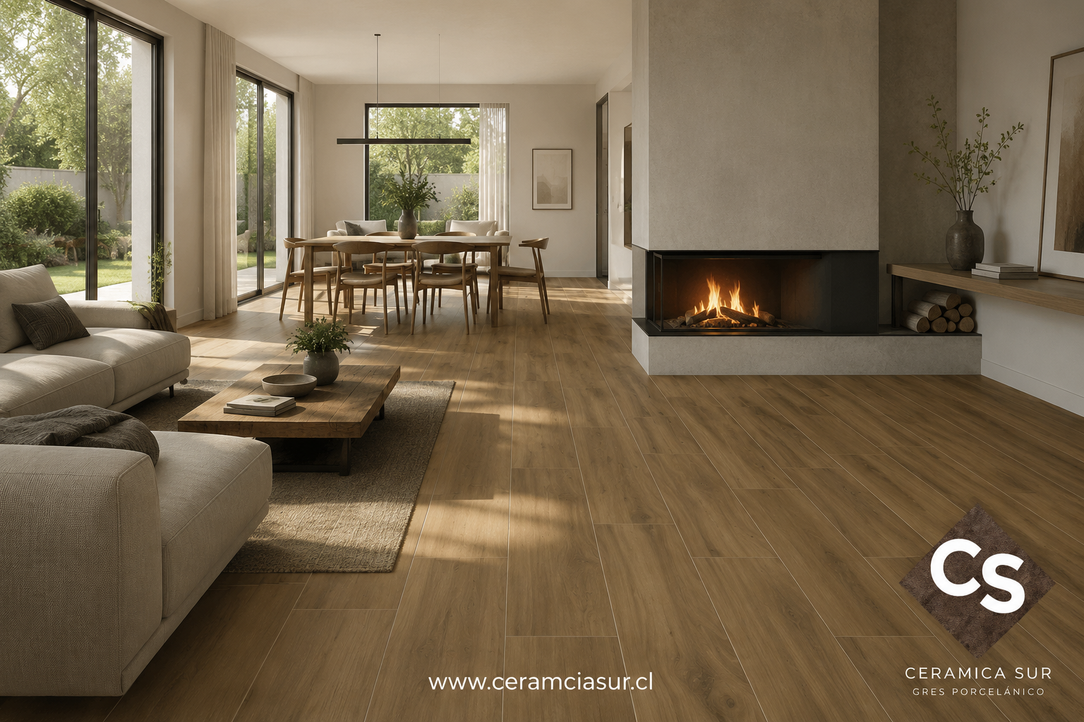 Gres Porcelánico Imbuía 19x74 cm